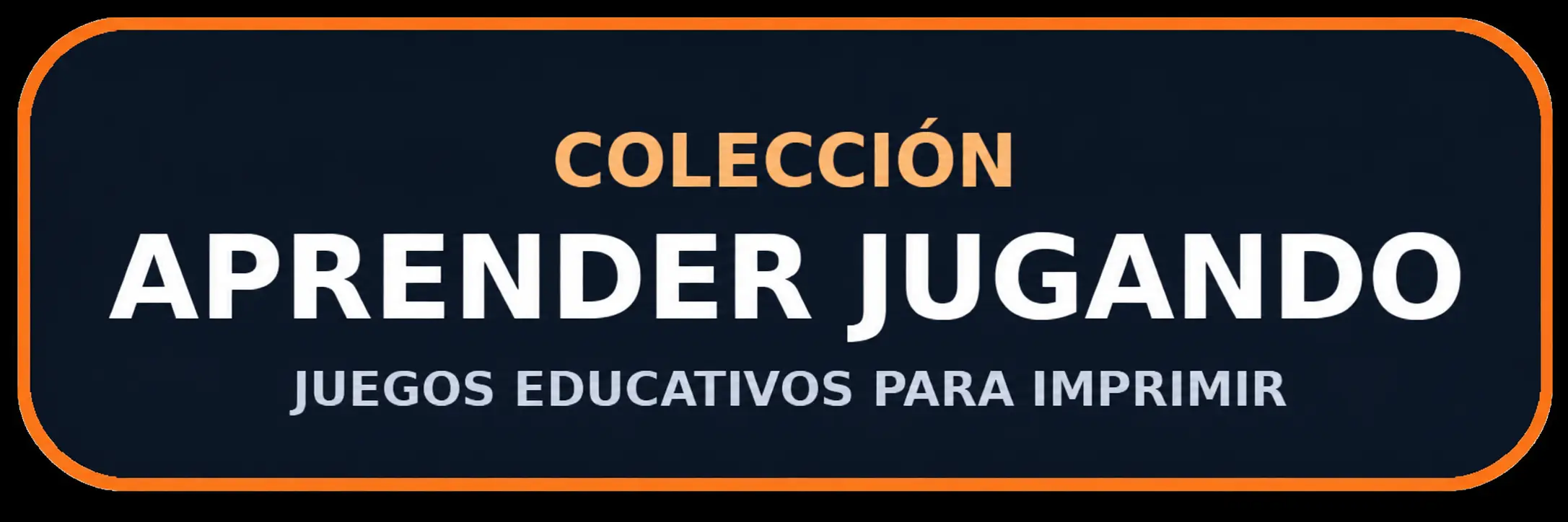 Colección Aprender Jugando
