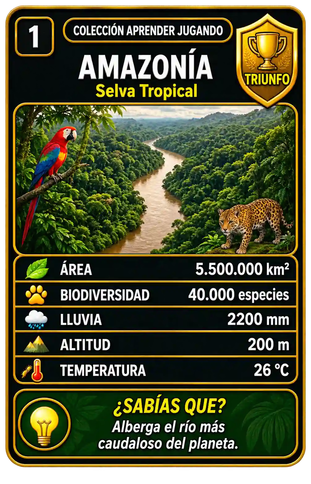 Biomas de América Latina — exemplo visual 1