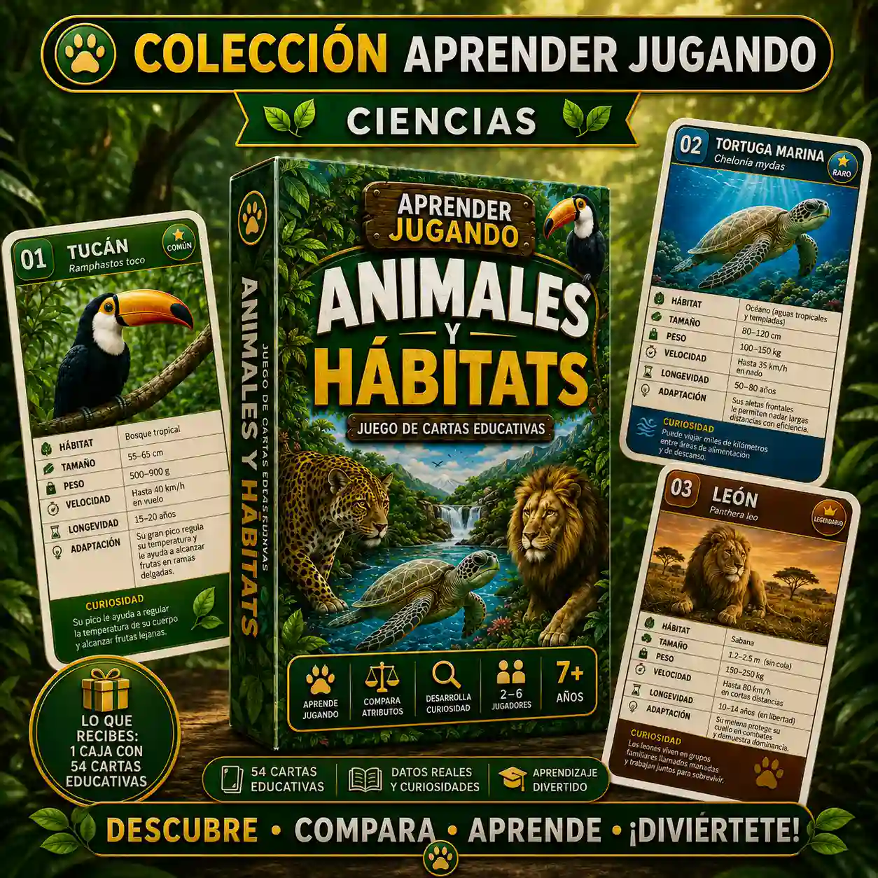 Juego educativo Animales y sus Hábitats