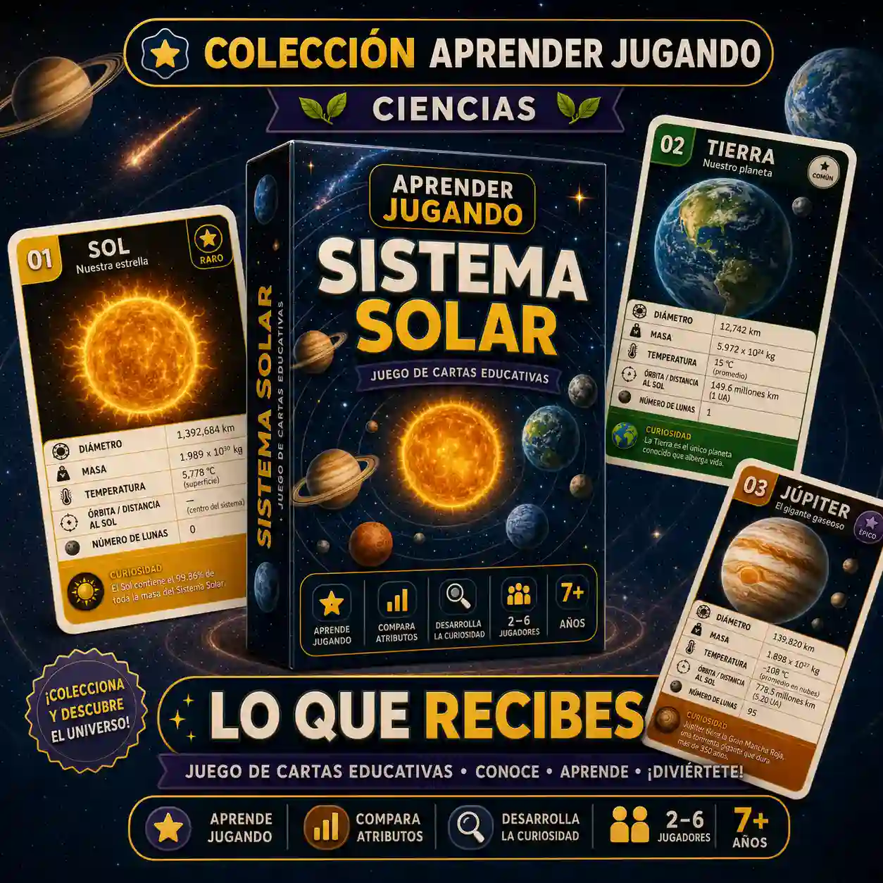Juego educativo Sistema Solar