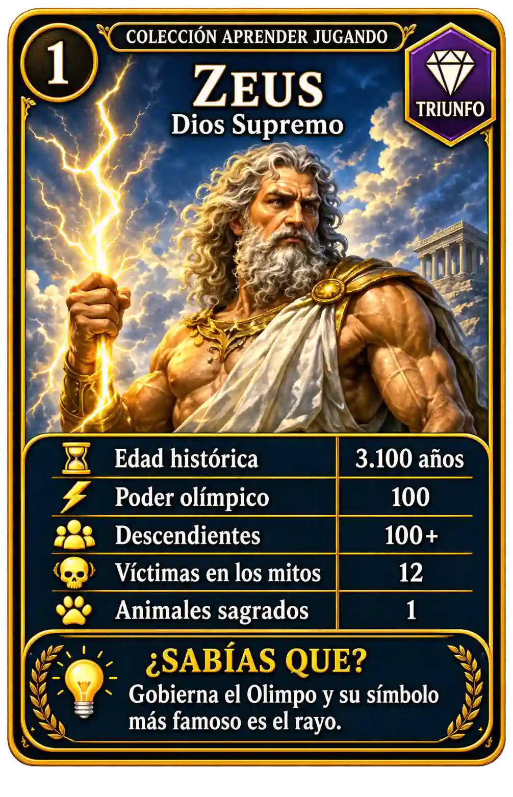 Mitología Griega — exemplo visual 1